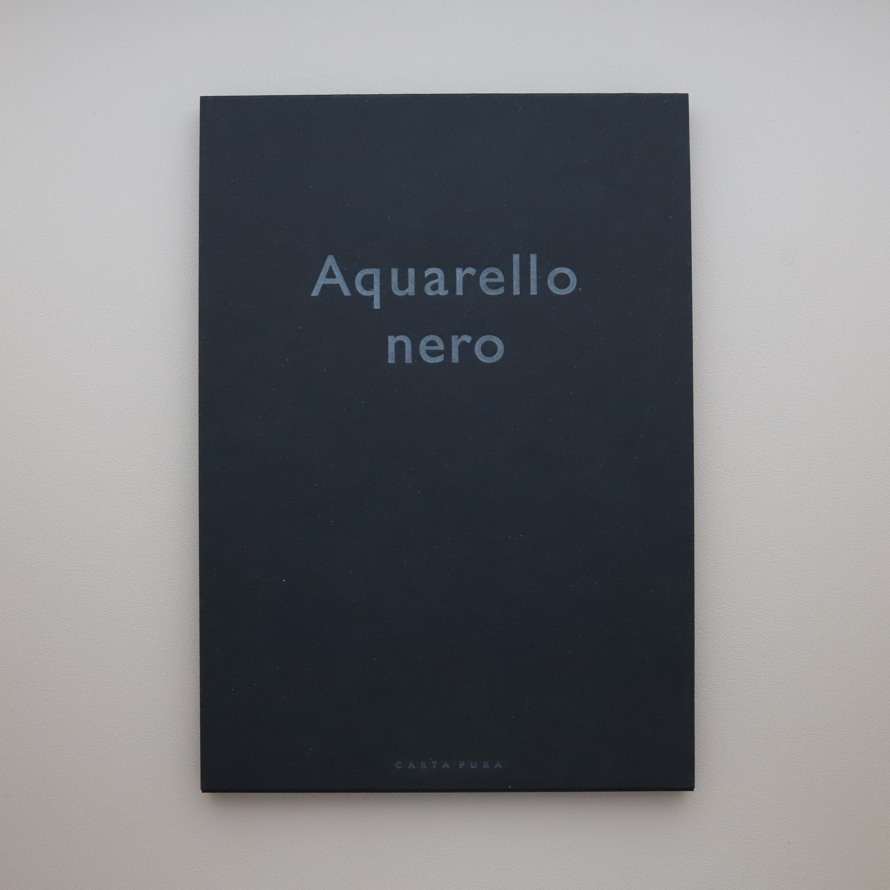 Carta Pura Aquarello Nero Notepad