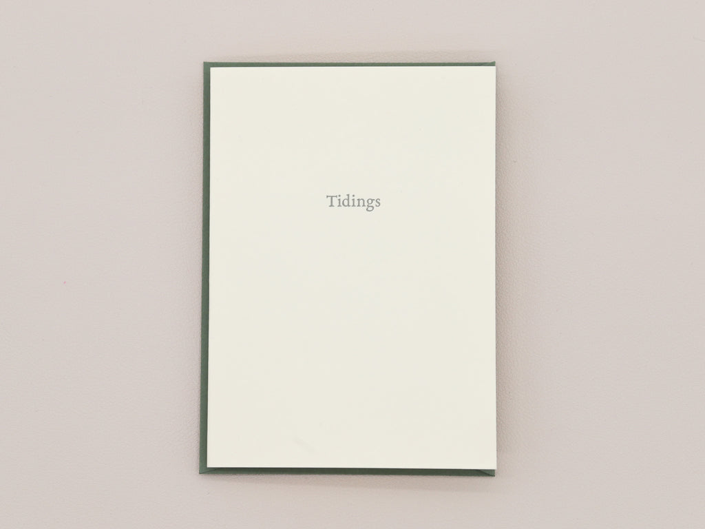 Tidings Greeting Card