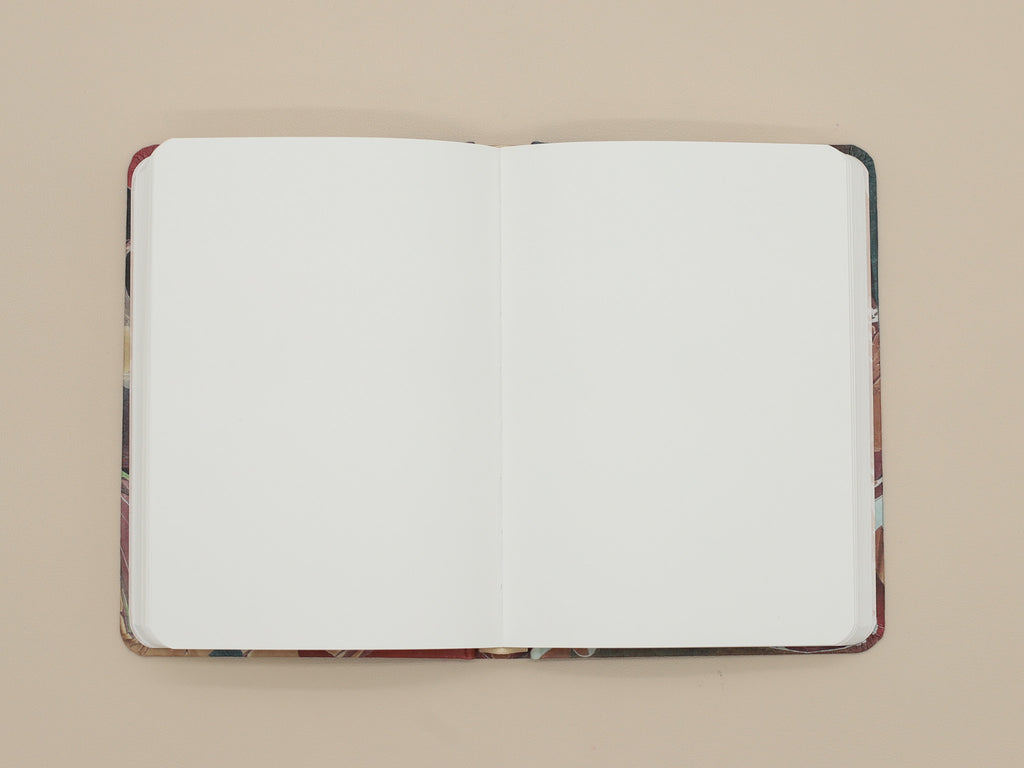 Goods for the Study Carnelian Marble B6 Hardcover Journal