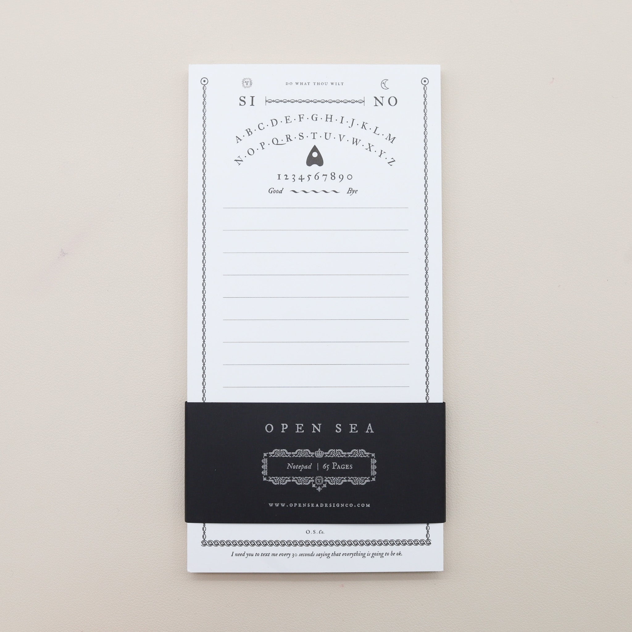 Spirit Board Notepad