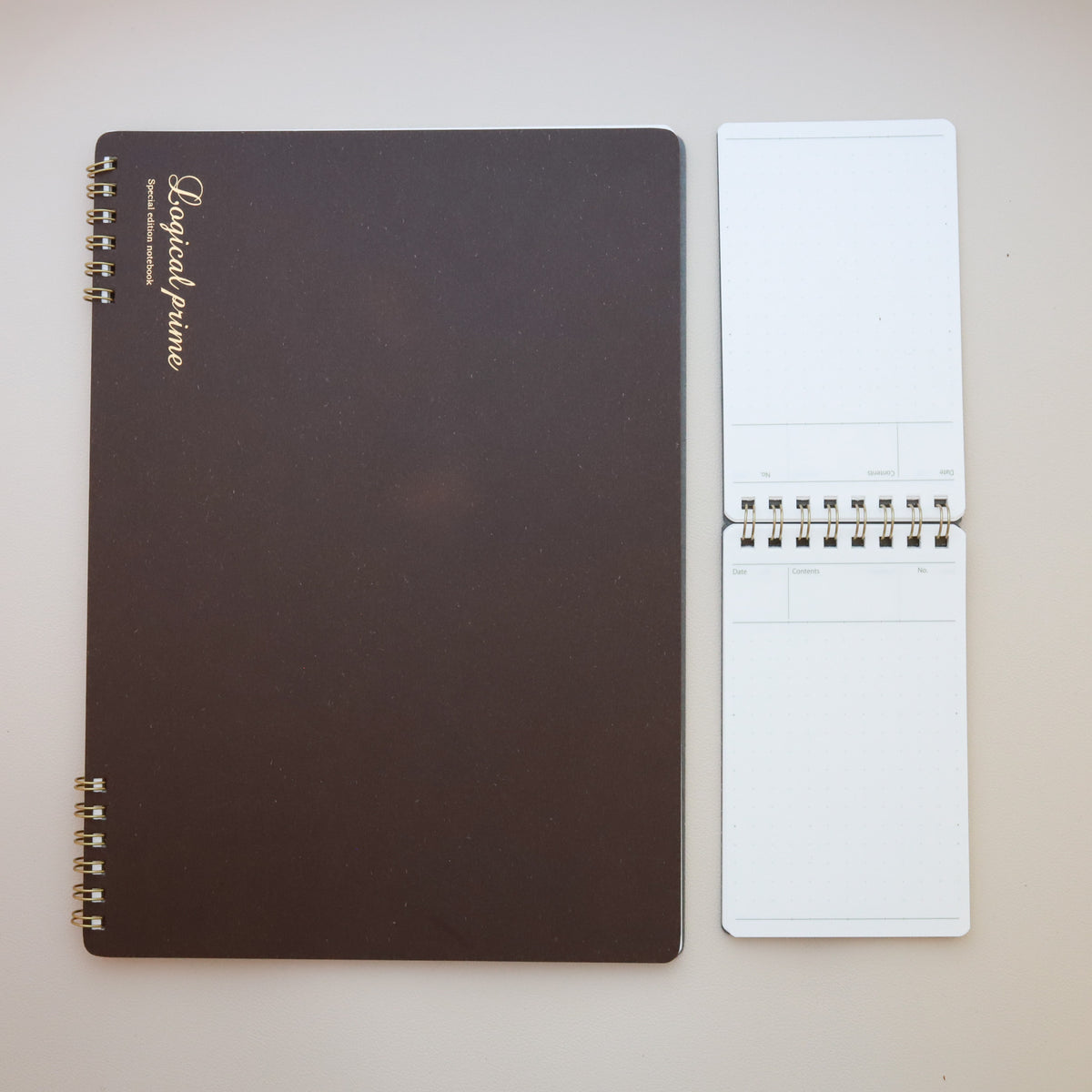 Nakabayashi Logical Prime Double Ring Spiral Notebook