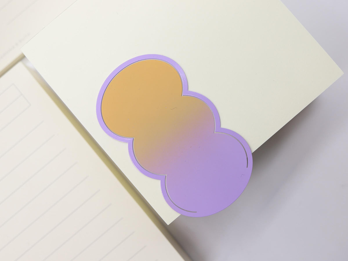 Ombre Lacquered Metal Bookmark