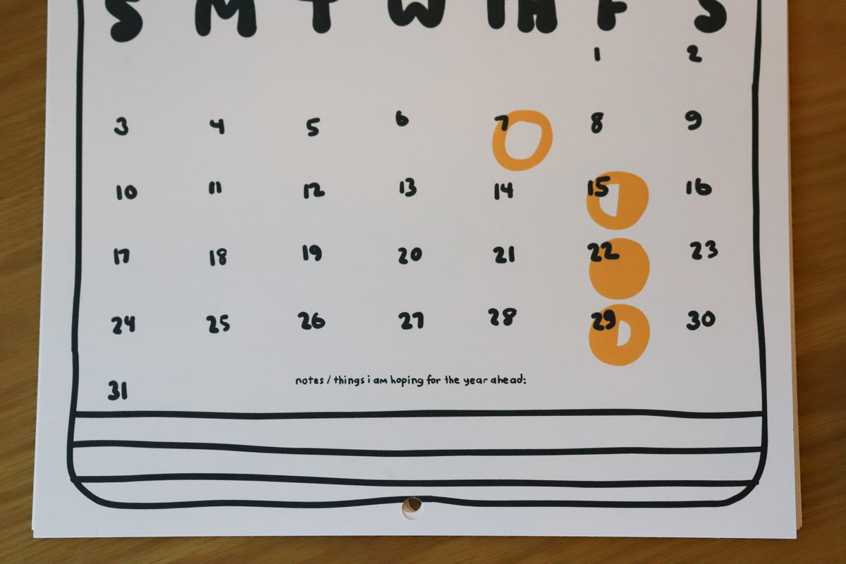 Only Good Things 2027 Calendar from People I've Loved