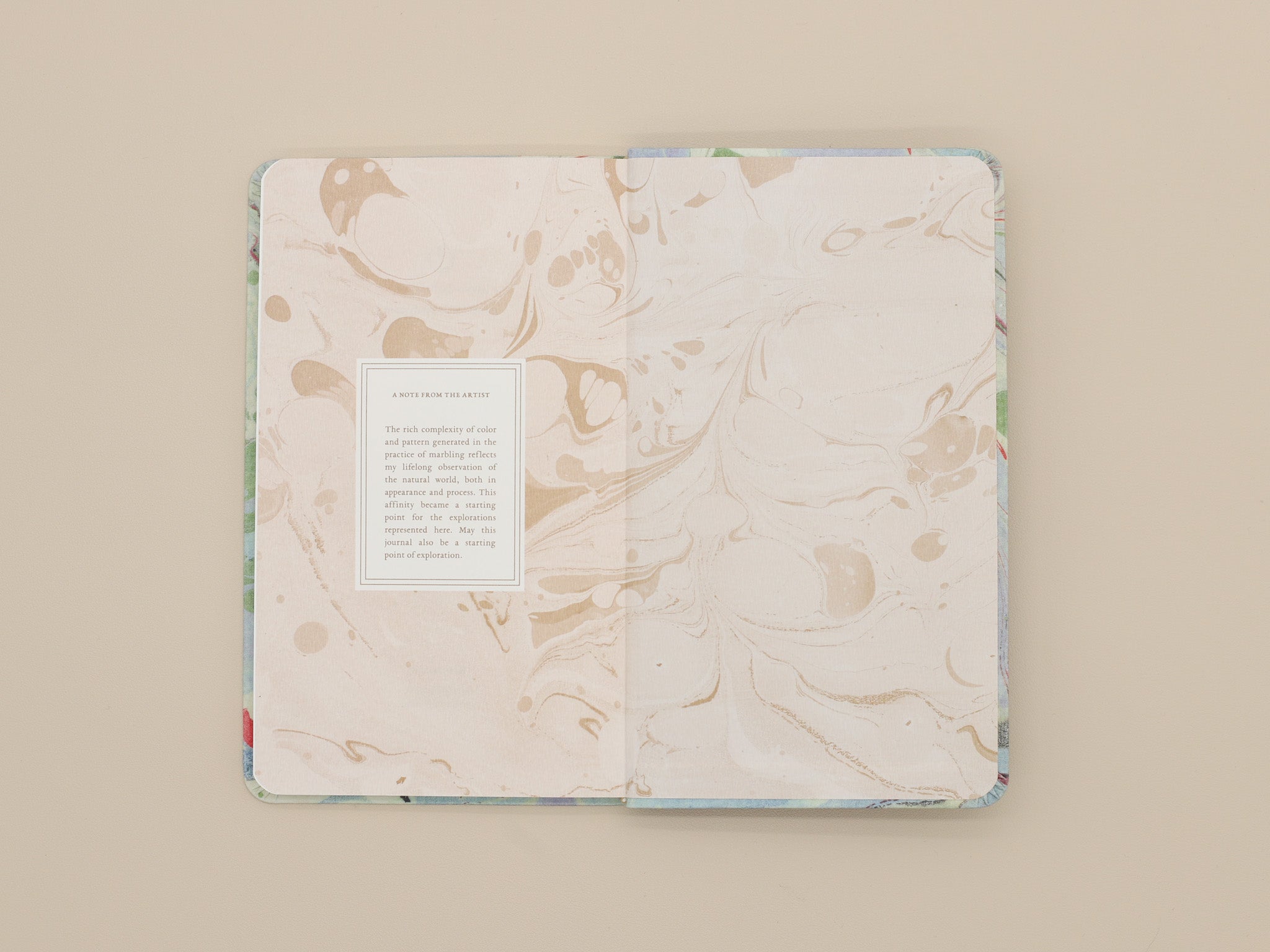 Goods for the Study Pond Marble Edition Flex Journal
