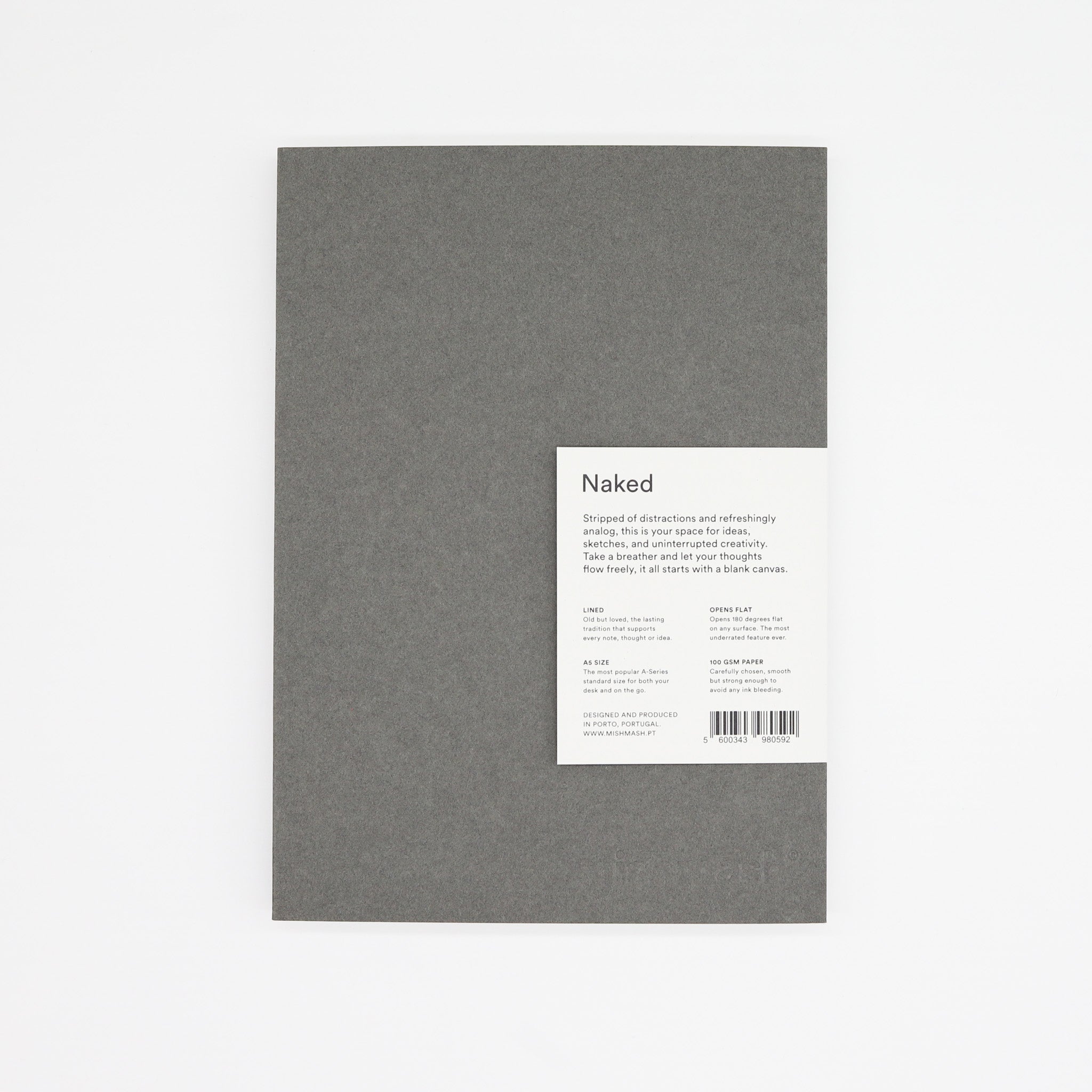 The Naked A5 Ruled Notebook