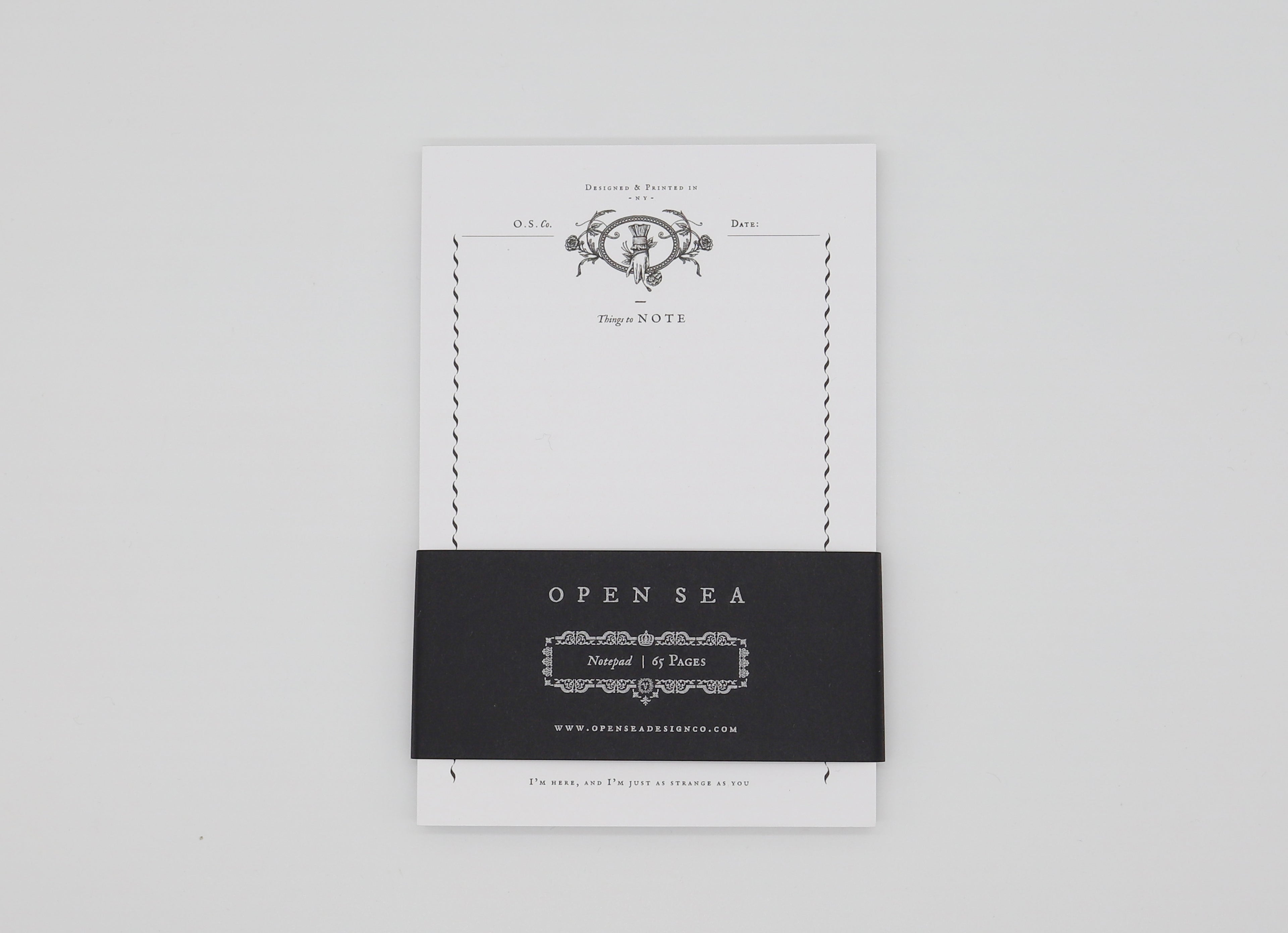 Rose Hand Notepad